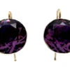 Amethyst Coloured Paste Earrings 2 Amethyst Coloured Paste Earrings -Antique Jewellery Company 27a1325183918 763
