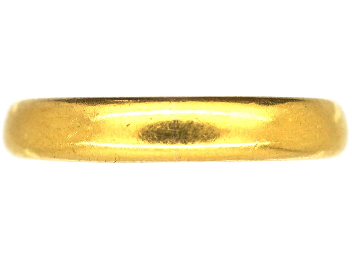 Edwardian 22ct Gold Wedding Band 3 Edwardian 22ct Gold Wedding Band