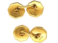 Art Deco Platinum & 18ct Gold Cufflinks Set With Onyx & Natural Split Pearls 7 Art Deco Platinum & 18ct Gold Cufflinks Set With Onyx & Natural Split Pearls -Antique Jewellery Company 28286c25 dsc05306