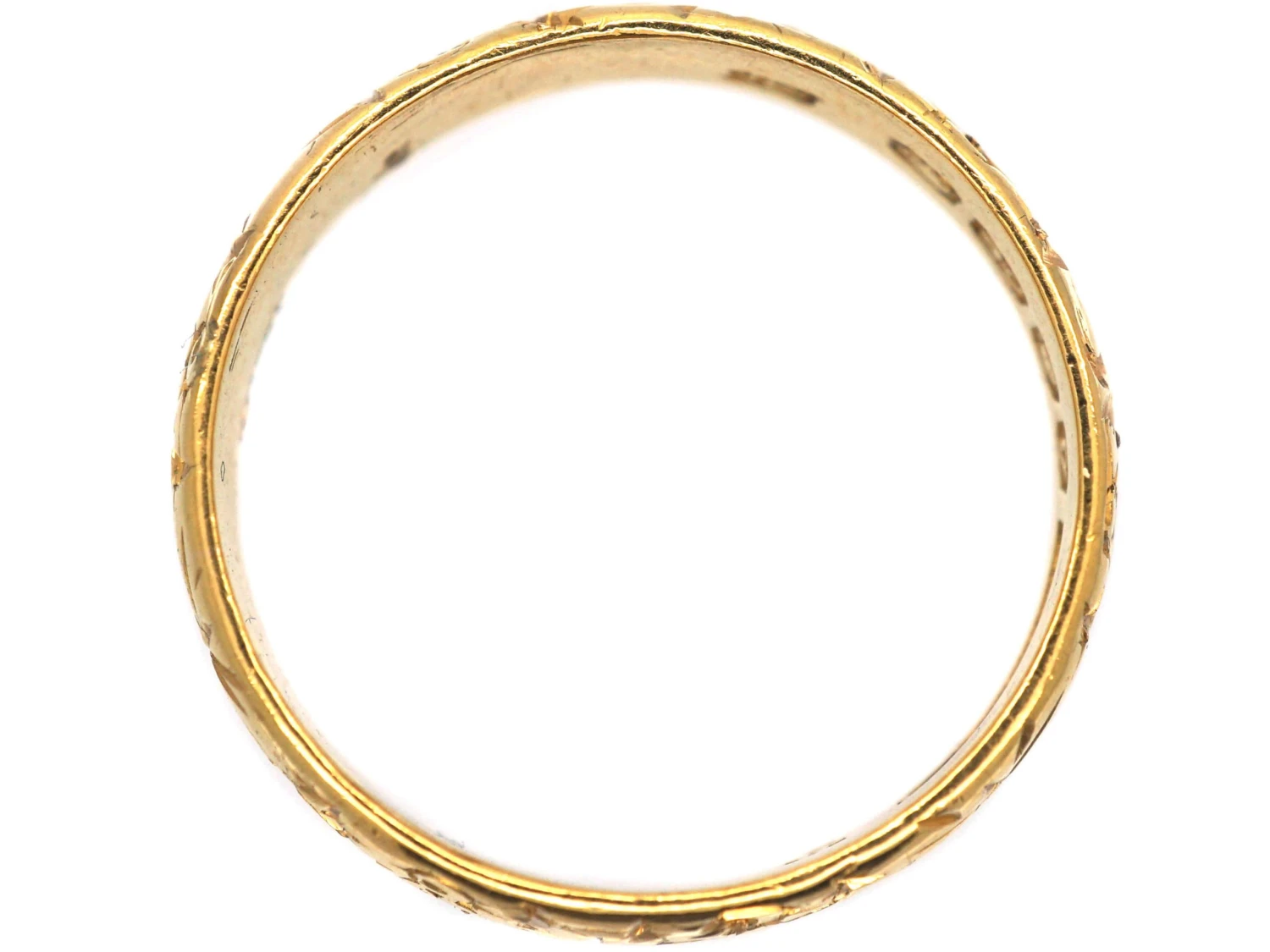 22ct Gold Ivy & Roses Wedding Ring 4 22ct Gold Ivy & Roses Wedding Ring - Image 2