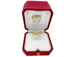 Cartier 18ct Gold Twist Diamond Set Ring In Original Case 13 Cartier 18ct Gold Twist Diamond Set Ring In Original Case -Antique Jewellery Company 287f 1024x768 1