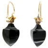 Onyx & Enamel Earrings