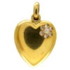Gold Opal & Diamond Heart Pendant 1 Gold Opal & Diamond Heart Pendant -Antique Jewellery Company 29a1316516390 998