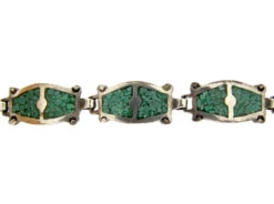 Silver Chagreen Enamel Effect Necklace -Antique Jewellery Company 29a1334704652 947