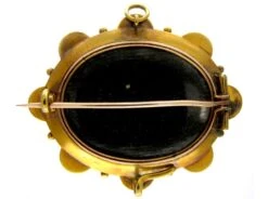 Banded Onyx 18ct Gold Brooch 6 Banded Onyx 18ct Gold Brooch -Antique Jewellery Company 29b1287490481 464