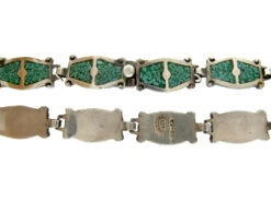 Silver Chagreen Enamel Effect Necklace -Antique Jewellery Company 29b1334704652 658