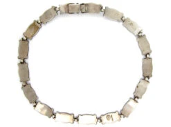 Silver Chagreen Enamel Effect Necklace -Antique Jewellery Company 29e1334704653 550