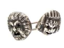 Rare Silver Theatrical Cufflinks