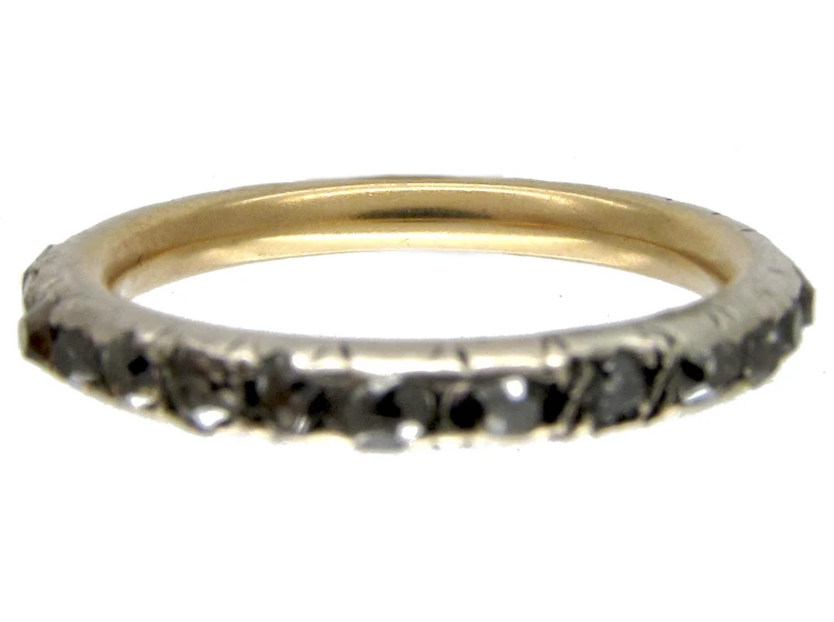 Georgian Diamond Eternity Ring 4 Georgian Diamond Eternity Ring - Image 2