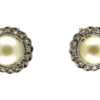 Pearl & Rose Diamond Cluster Earrings 1 Pearl & Rose Diamond Cluster Earrings -Antique Jewellery Company 2a1331222365 564