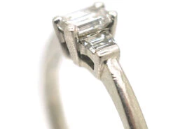 Platinum, Three Stone Baguette Diamond Ring 12 Platinum, Three Stone Baguette Diamond Ring -Antique Jewellery Company 2a518f85 dsc02528 scaled 1