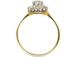 18ct Gold, Brilliant Cut Diamond Cluster Ring -Antique Jewellery Company 2b0723e5 dsc07042 scaled 1