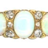 Victorian 18ct Gold, Three Stone Opal & Diamond Ring -Antique Jewellery Company 2bd8b95b dsc00761 scaled 1