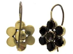 Georgian Flower Garnet Earrings 7 Georgian Flower Garnet Earrings -Antique Jewellery Company 2c1270492830 275