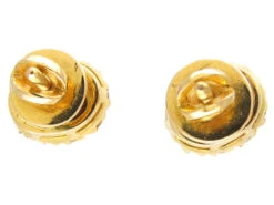 18ct Gold Tanzanite & Diamond Cluster Earrings 12 18ct Gold Tanzanite & Diamond Cluster Earrings -Antique Jewellery Company 2c2