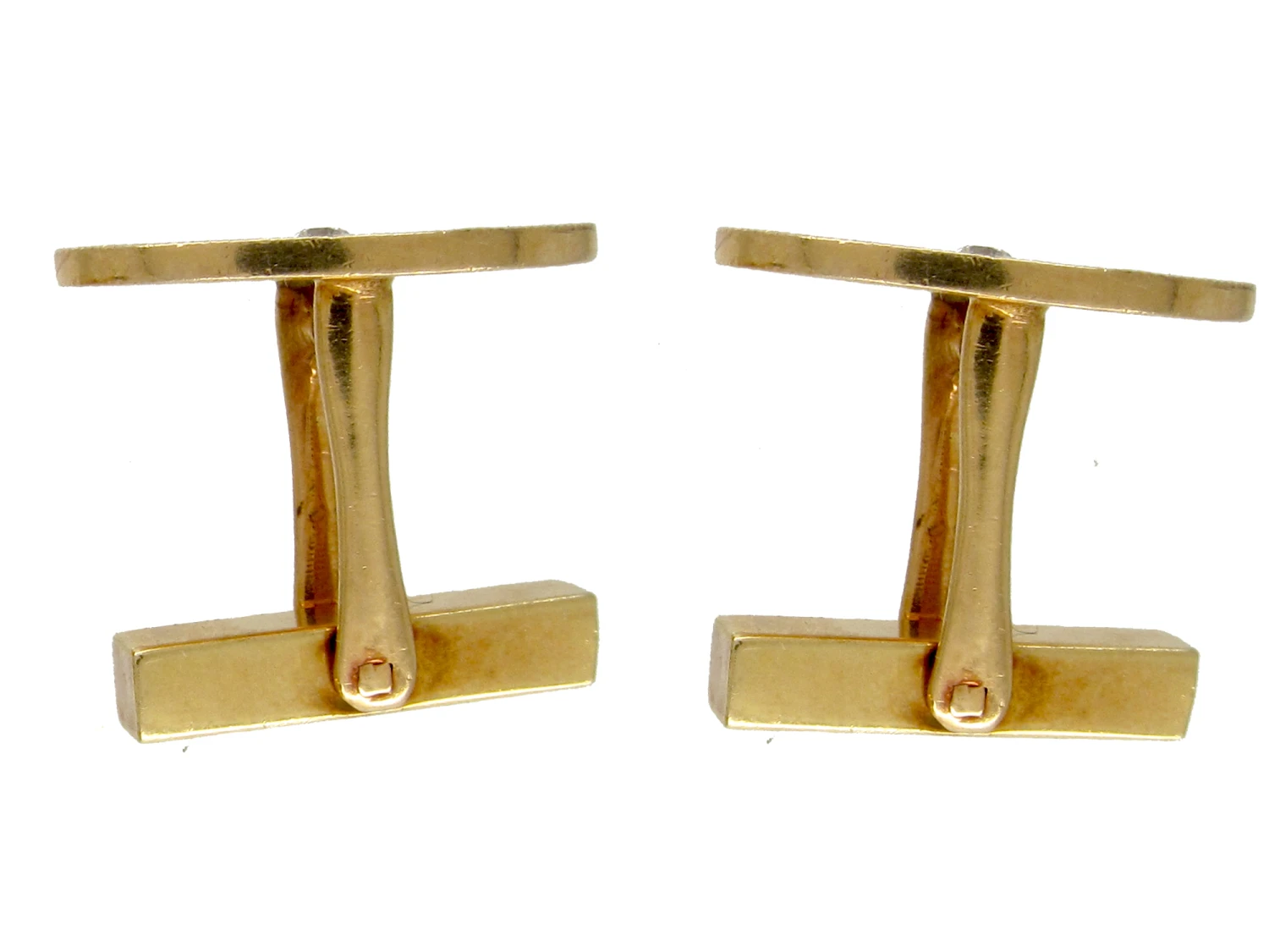Tiffany & Co. 18ct Gold & Diamond Cufflinks 4 Tiffany & Co. 18ct Gold & Diamond Cufflinks - Image 2