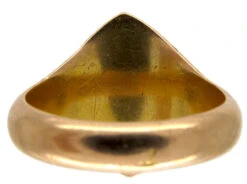 Victorian Dolphin Intaglio 15ct Gold Signet Ring -Antique Jewellery Company 2d1333990494 127