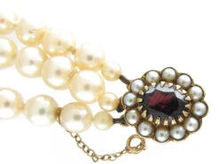 Three Strand Pearl Necklace 9 Three Strand Pearl Necklace -Antique Jewellery Company 2d3