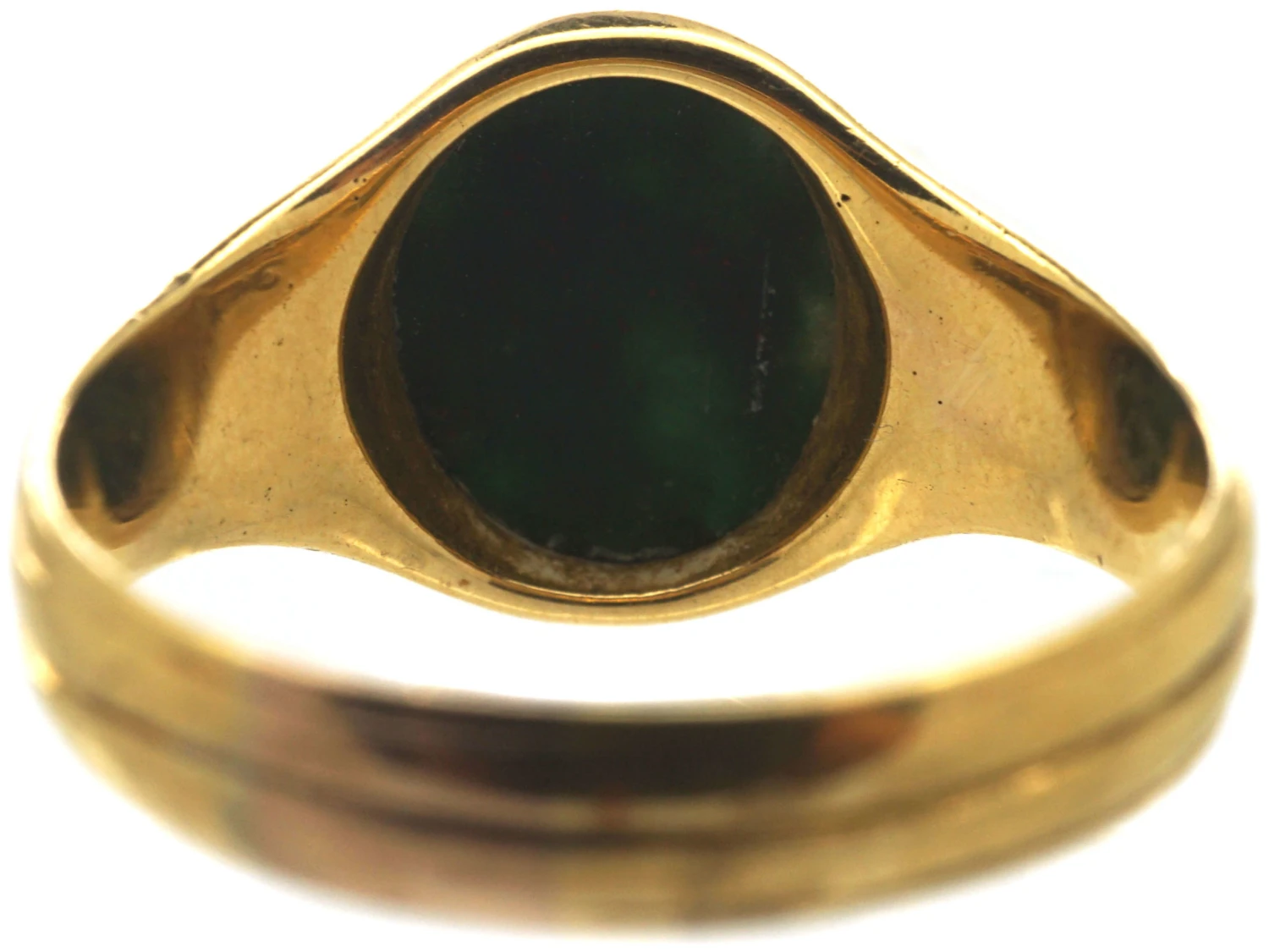 Victorian 18ct Gold Signet Ring Set With A Plain Bloodstone 6 Victorian 18ct Gold Signet Ring Set With A Plain Bloodstone - Image 4
