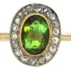 Edwardian 18ct Gold, Green Tourmaline & Rose Diamond Oval Cluster Ring 2 Edwardian 18ct Gold, Green Tourmaline & Rose Diamond Oval Cluster Ring -Antique Jewellery Company 2e198727 dsc01291 scaled 1