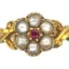 Regency 15ct Gold Natural Split Pearl & Ruby Cluster Ring With Glazed Locket On The Reverse 1 Regency 15ct Gold Natural Split Pearl & Ruby Cluster Ring With Glazed Locket On The Reverse -Antique Jewellery Company 2e9e76d4 dsc02726 scaled 1