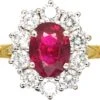 18ct Gold, Burma Ruby & Diamond Cluster Ring 2 18ct Gold, Burma Ruby & Diamond Cluster Ring -Antique Jewellery Company 2fbcfbf5 dsc00589 scaled 1