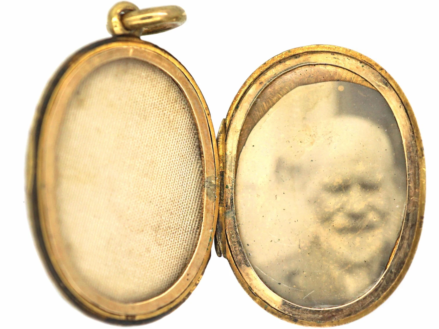 Victorian 15ct Gold Oval Locket Set With Turquoise & Natural Split Pearls In A Wreath Design 4 Victorian 15ct Gold Oval Locket Set With Turquoise & Natural Split Pearls In A Wreath Design - Image 2