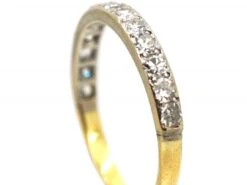 Art Deco 18ct Gold & Platinum, Half Eternity Ring 11 Art Deco 18ct Gold & Platinum, Half Eternity Ring -Antique Jewellery Company 2ffee0f6 dsc00178 scaled 1