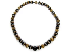 Onyx & Silver Gilt Bead Necklace 7 Onyx & Silver Gilt Bead Necklace -Antique Jewellery Company 30c1311769842 210