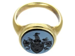 Carved Banded Sardonyx Signet Ring 7 Carved Banded Sardonyx Signet Ring -Antique Jewellery Company 31b1316516598 464