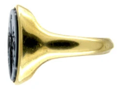 Carved Banded Sardonyx Signet Ring 9 Carved Banded Sardonyx Signet Ring -Antique Jewellery Company 31d