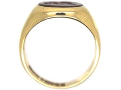 9ct Gold Signet Ring With Carnelian Intaglio Of A Lion -Antique Jewellery Company 31d562d5 dsc07324 scaled 1