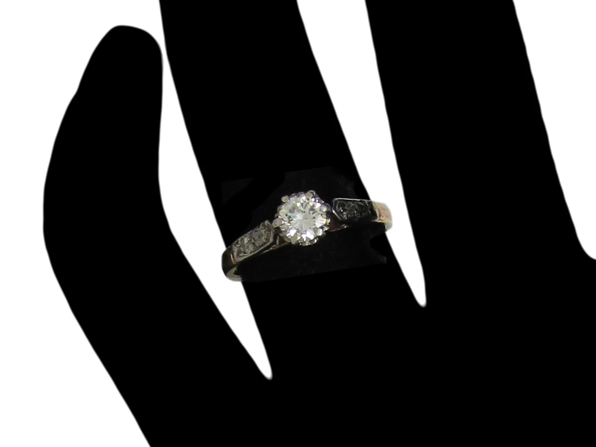 Diamond Solitaire Ring 7 Diamond Solitaire Ring - Image 5