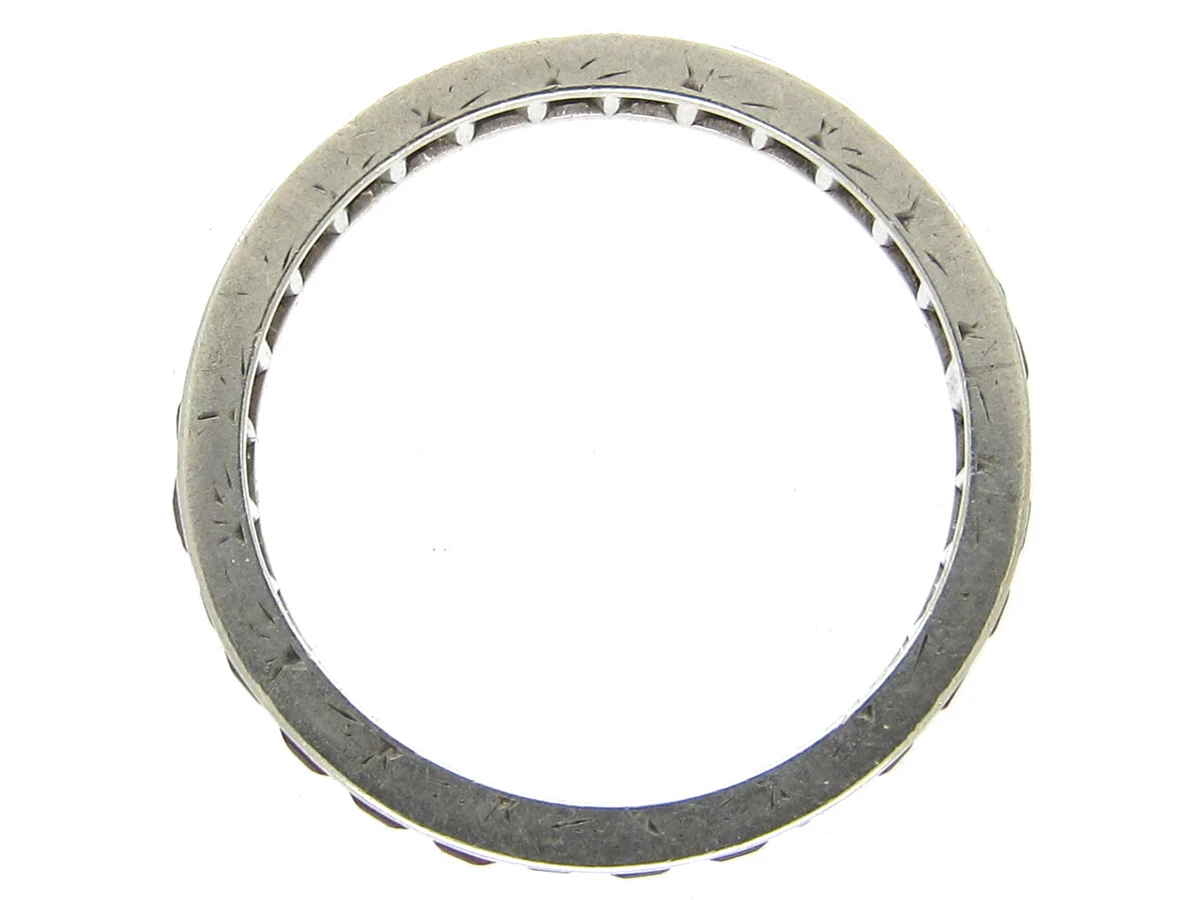 Art Deco Ruby Eternity Ring 5 Art Deco Ruby Eternity Ring - Image 3