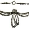 Silver Marcasite Bow Necklace -Antique Jewellery Company 33a1269209273 991