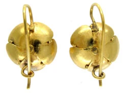 Victorian 15ct Gold Daisy Earrings -Antique Jewellery Company 34b1311770008 685