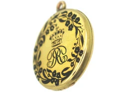 Victorian 18ct Gold & Black Enamel Earl’s Locket 8 Victorian 18ct Gold & Black Enamel Earl’s Locket -Antique Jewellery Company 35522052 dsc03589 scaled 1