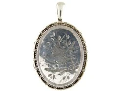 Engraved Victorian Silver Locket Pendant 7 Engraved Victorian Silver Locket Pendant -Antique Jewellery Company 37a 1024x768 1