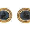 Regency Hardstone Classical 15ct Gold Earrings 2 Regency Hardstone Classical 15ct Gold Earrings -Antique Jewellery Company 37a1263147233 702