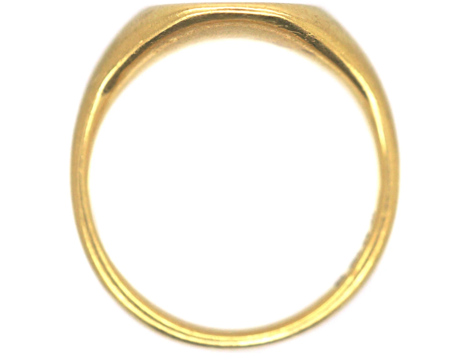 Edwardian 18ct Gold Signet Ring With Griffin Intaglio 5 Edwardian 18ct Gold Signet Ring With Griffin Intaglio - Image 3