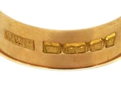 22ct Gold Ring With Decorated Slanting Bands 10 22ct Gold Ring With Decorated Slanting Bands -Antique Jewellery Company 384f8615 dsc04944 scaled 1