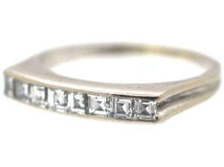 Art Deco 18ct White Gold, Diamond Half Hoop Eternity Ring 13 Art Deco 18ct White Gold, Diamond Half Hoop Eternity Ring -Antique Jewellery Company 38b2dbaf dsc02071 scaled 1