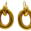 Engraved Gold Victorian Hoop Earrings 1 Engraved Gold Victorian Hoop Earrings -Antique Jewellery Company 3a1325182901 757