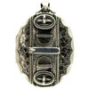 Victorian Silver Buckle Design Locket