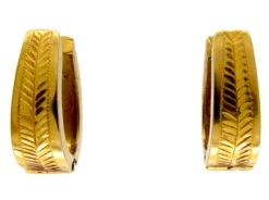 18ct Gold Hoop Earrings