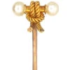 Edwardian 15ct Gold & Natural Pearl Tying The Knot Tie Pin -Antique Jewellery Company 3a4724ea dsc05637 scaled 1