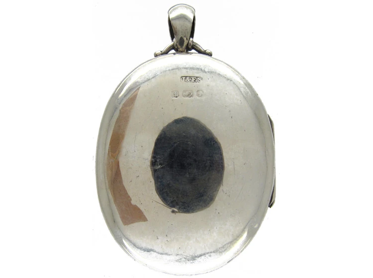 Victorian Silver Buckle Design Locket 4 Victorian Silver Buckle Design Locket - Image 2