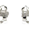 Asprey 18ct White Gold & Diamond Double Hoop Earrings -Antique Jewellery Company 3b1332538382 120