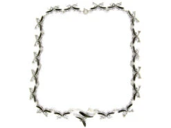 Silver Fishes Necklace -Antique Jewellery Company 3b3 1