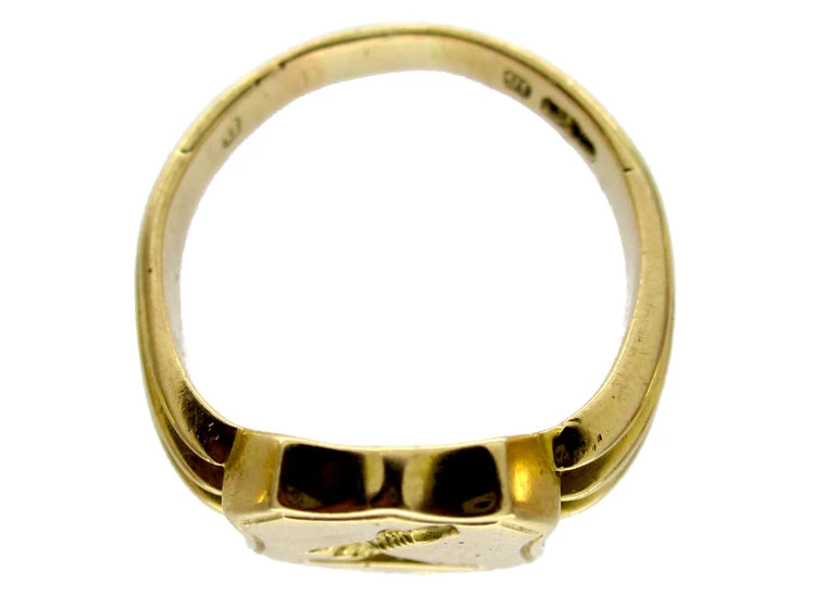 18ct Gold Signet Ring 5 18ct Gold Signet Ring - Image 3